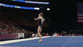 Sydney Morris – Floor Exercise – 2018 U.S. Gymnastics Championships – Junior Women Day 2