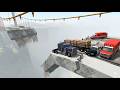 NO WAY BACK! Crossing the Deadly Destroyed Bridge | BeamNG.drive