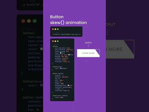 Button Skew Animation