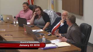 Board of Selectmen Meeting January 22, 2018
