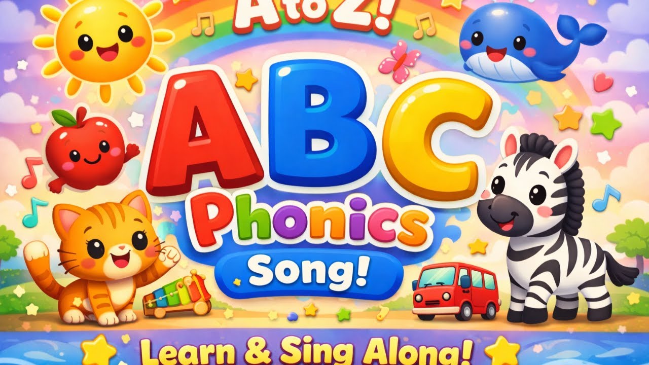 ABC Phonics Song | Learn Letters A–Z | Fun Alphabet Song for Kids - YouTube