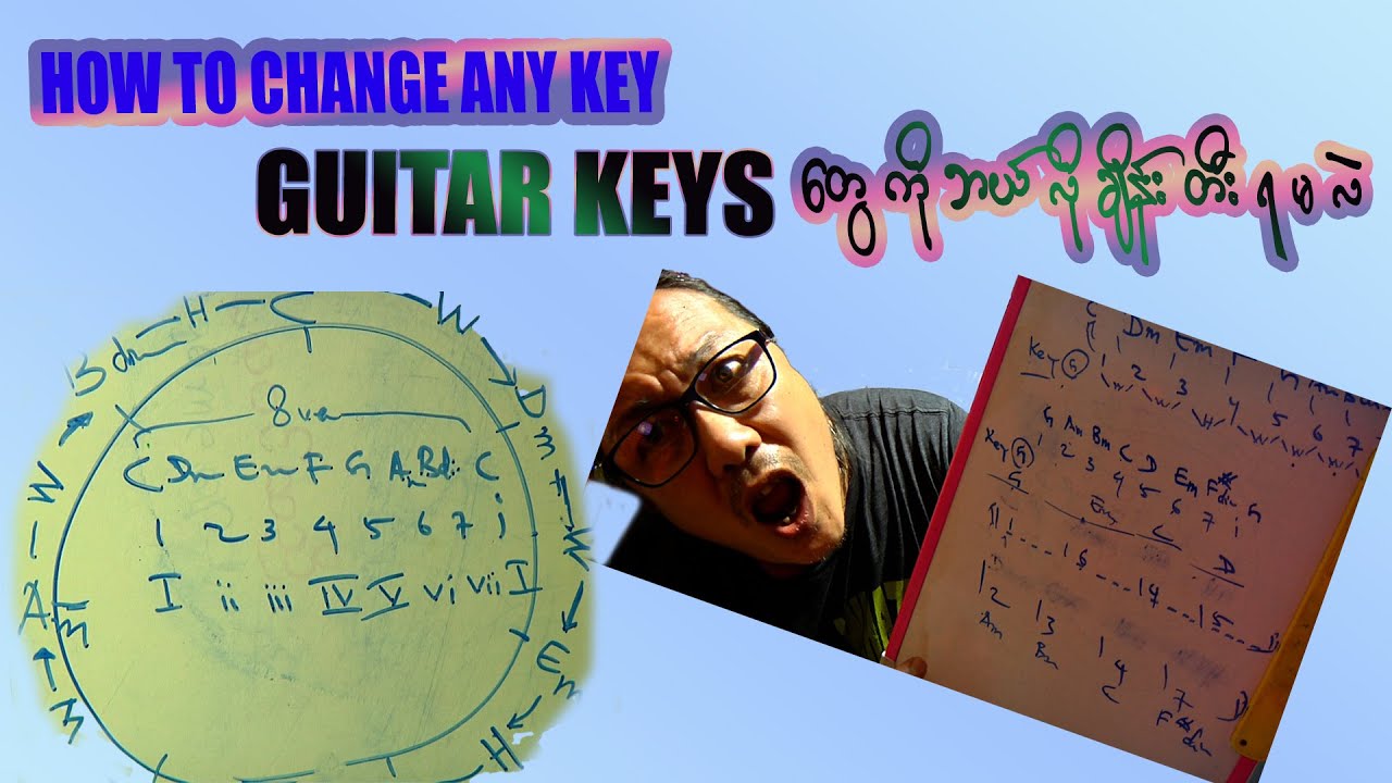 HOW TO CHANGE ANY KEY (သီချင်းတပုဒ်ကို ကြိုက်တဲ့ကီးဘယ်လိုပြောင်းမလဲ?)