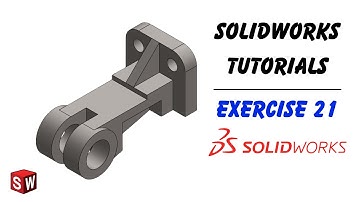 Solidworks Tutorial for Beginners Exercise 21 | Solidworks Tutorials 2024 | Mechanical dot com