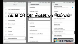 How to install CA certificate in Android device [Root] screenshot 2