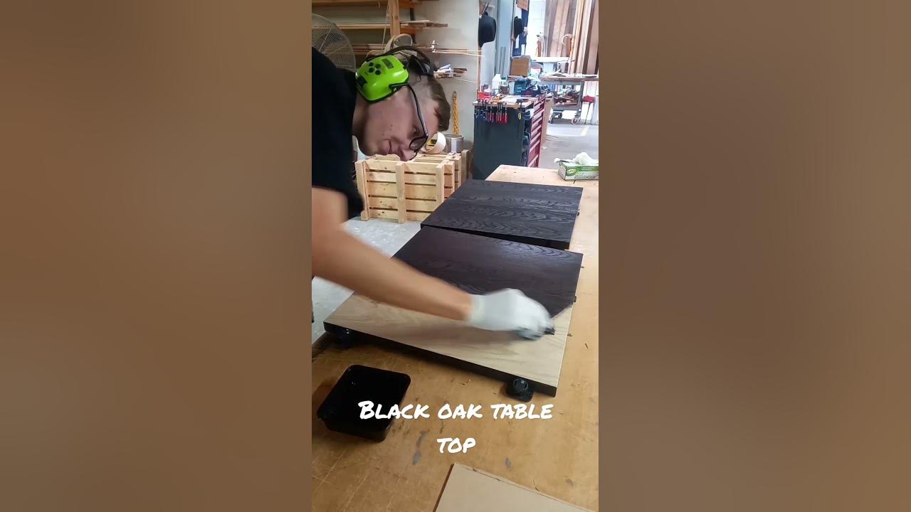 Black Oak Table Top YouTube