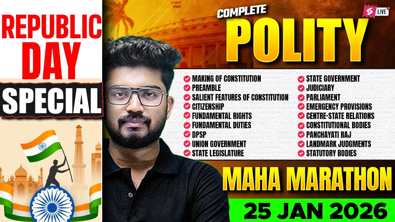 Complete Polity In One Video | Odisha Polity Marathon Class For OSSC CGL, RI ARI AMIN, VAW 2026