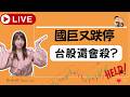 國巨又跌停!被動元件還沒跌完?台股還會繼續殺?我的持股怎麼辦? #台股