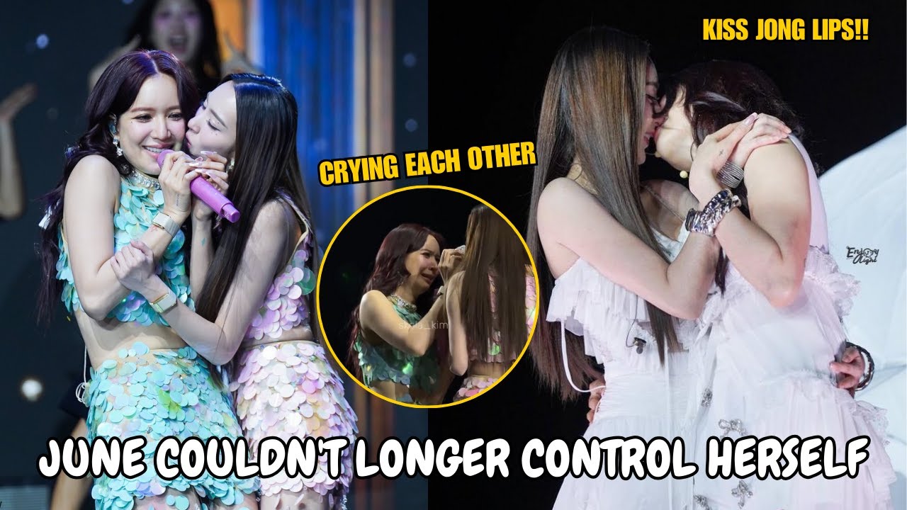 Enjoy June being kissy kissy each other during Fan Meeting