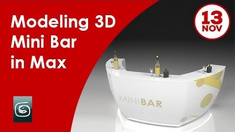 Modeling a Mini Bar in 3ds Max