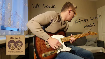 Bruno Mars, Anderson .Paak, Silk Sonic - After Last Night // Guitar Solo Cover // Adam Szurek