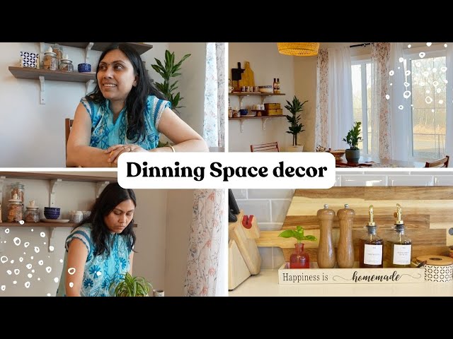 Kitchen Organization and Dining Space Decor - Open Shelves decor class=