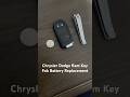 2015 Dodge Ram 1500 Key Fob Battery Replacement #keyfob #batteryreplacement #dodge #chrysler