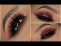 Red Glitter Smokey Eye | Amys Makeup Box