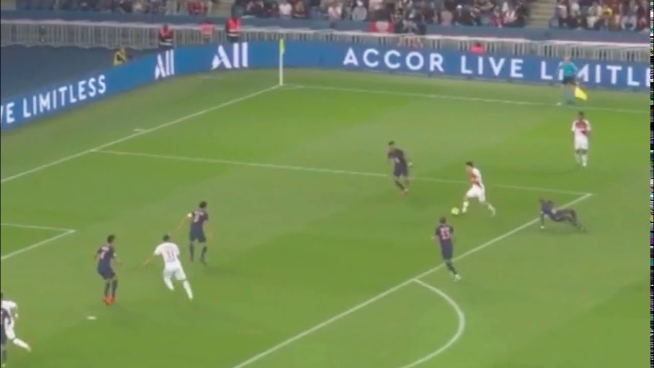 Двойной финт Александра Головина в матче: ПСЖ - Монако . - YouTube