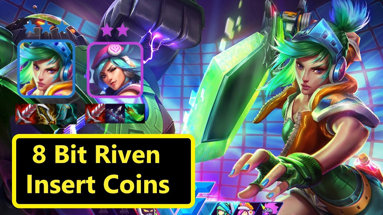 Set 10 | Insert Coins | 8 Bits Riven Cait Carry | TFT Comps | Full ...