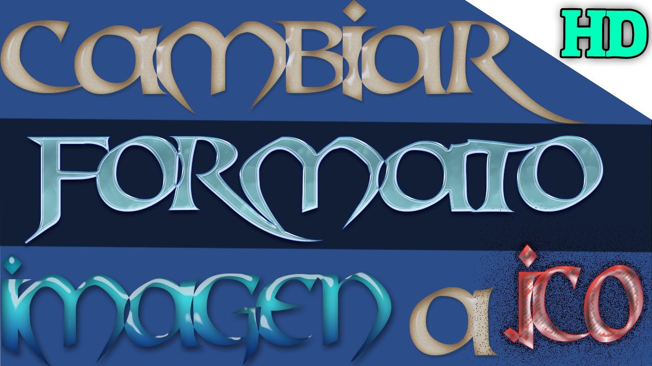 Cambiar Cualquier Imagen a Formato .ICO 2017