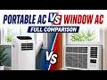 Portable AC vs Window AC 2026 – Cooling, Bill & Noise Comparison 🔥
