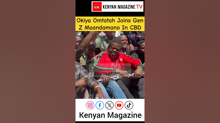 Senator Okiya Omtatah now joins Gen Zs Maandamano in Nairobi for the End Abduction Protests