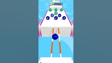 AZ RUN  - 2048 ABC Runner All Levels Gameplay iOS Android #shorts #azrun #mobilegame #2048ball