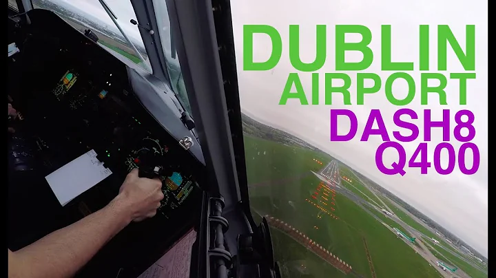 CROSSWIND Landing technique into Dublin DUB / EIDW Dash 8 Q400