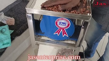 Peanut Slicer Machine - peanut chips making machine | +91-9426088680 | jasenterprise.com