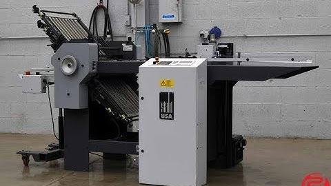 Stahl B20 Pile Feed Paper Folder w/ Mobile Delivery