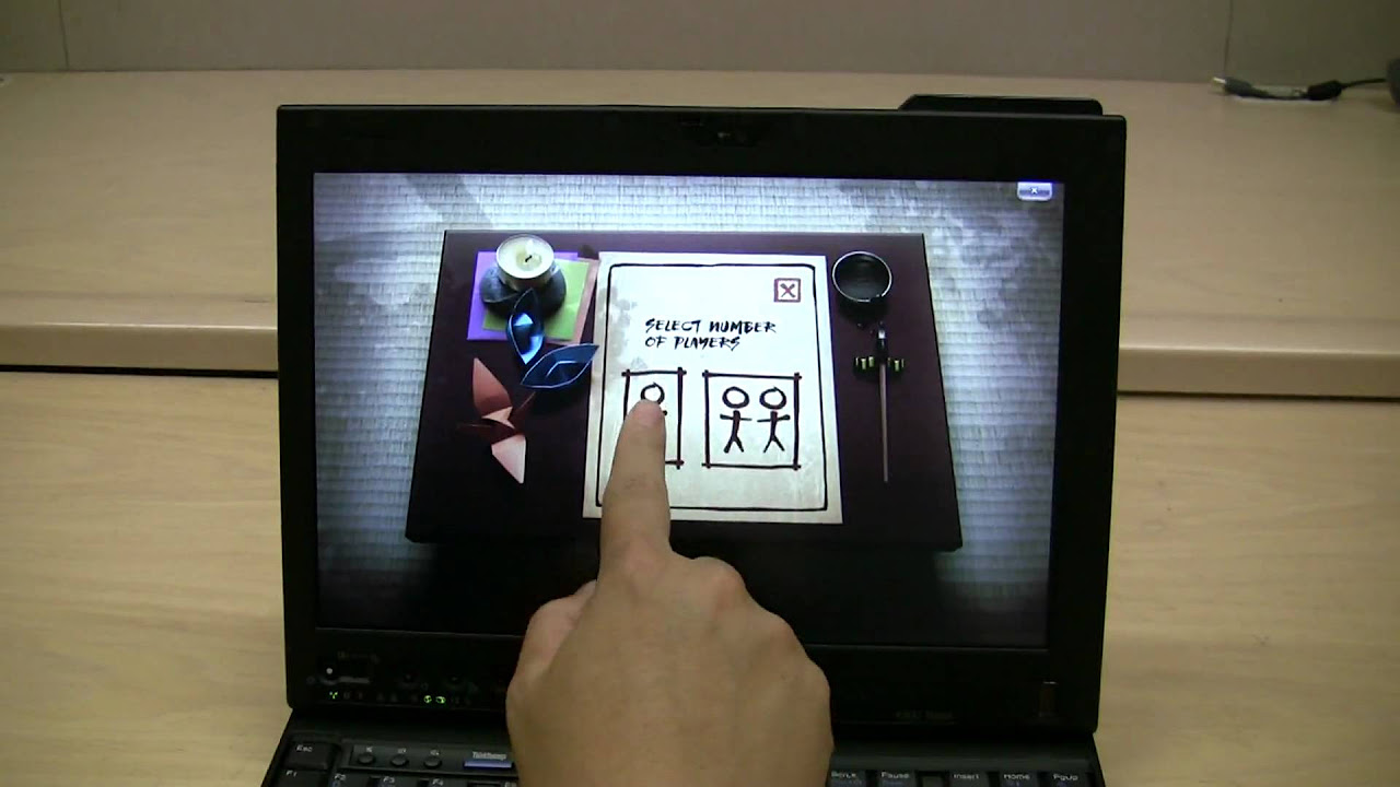 Lenovo's Thinkpad X200 Tablet w/ Multitouch - YouTube