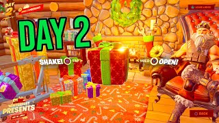 Fortnite Winterfest 🎁 Christmas Present Day 2 Opening New Gift Item!