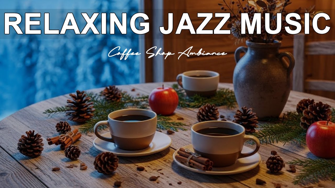Relaxing Jazz Music☕ Coffee Shop Ambiance & Sweet Bossa Nova Piano Music for Holiday & Relaxing