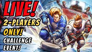 The BEST Hockey Game Is A Roguelite! INSANE 2-Player ONLY Challenge LIVE! | Tape To Tape screenshot 1