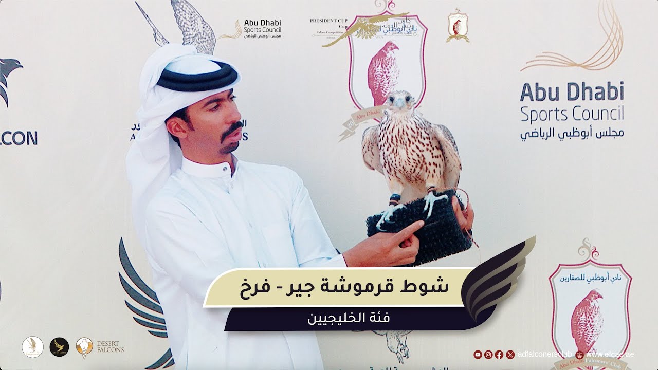 شوط قرموشة جير - فرخ  - فئة الخليجيين - مسابقة كأس رئيس الدولة للصيد بالصقور 2024- 2025