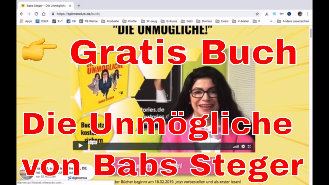 👉 Gratis Buch Die Unmögliche von Babs Steger ✅  Gratis Immobilien Buch