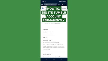 How to Delete Tumblr Account permanently? #shortsfeed