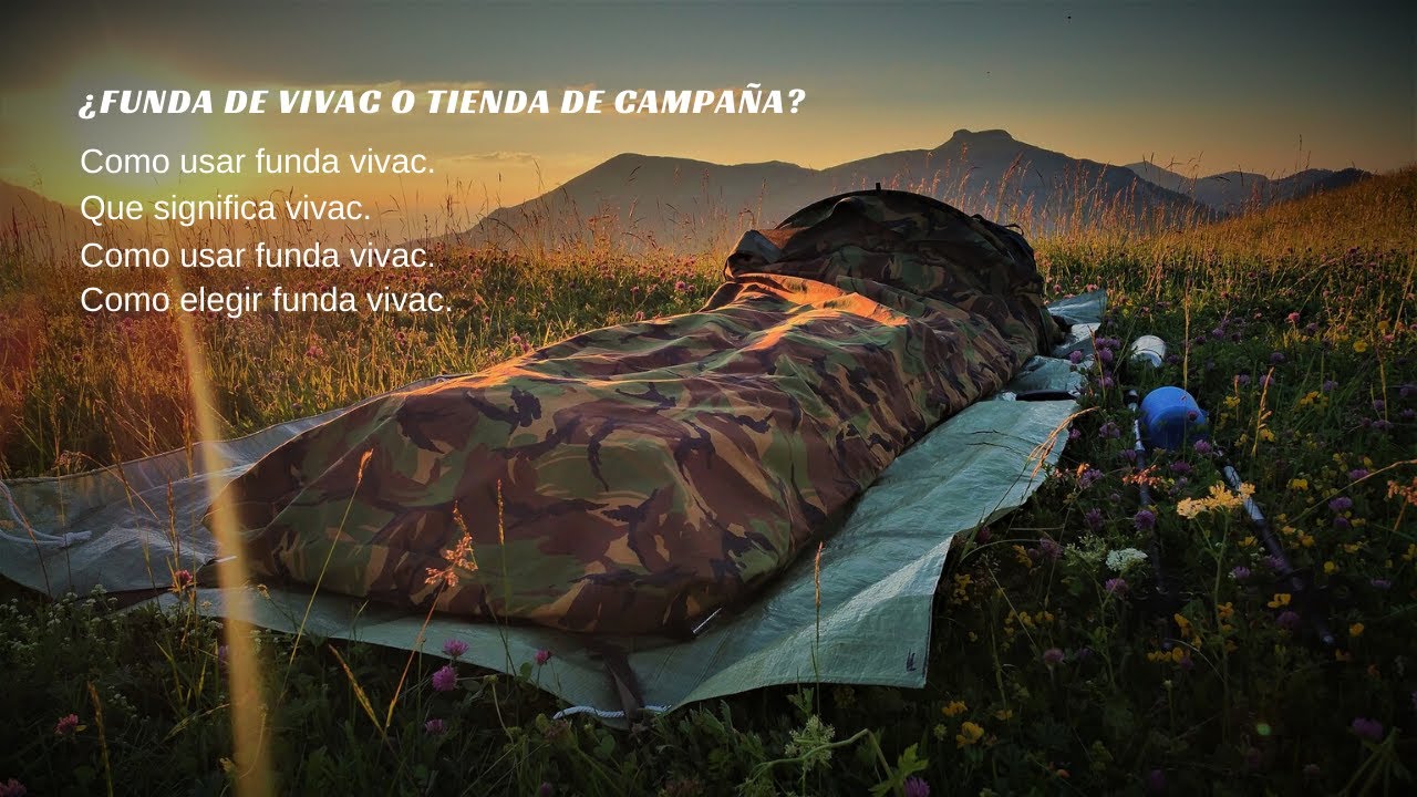 💡 COMO ELEGIR UNA FUNDA DE VIVAC o BIVY para SACO de DORMIR 