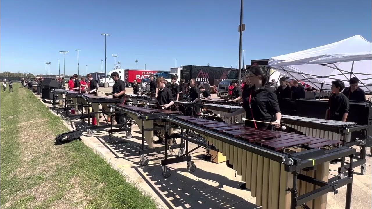 Tomball Indoor Percussion 2023 WGI Katy Prelims Warmup Part 1 YouTube