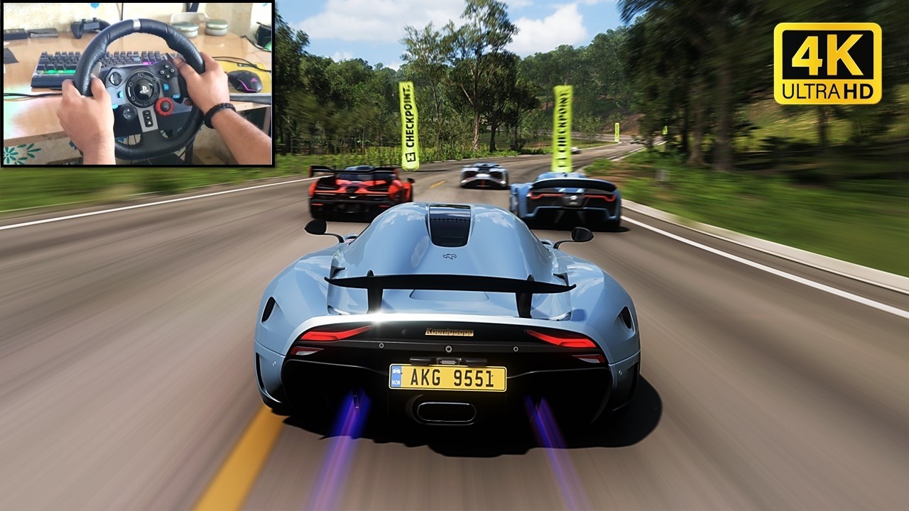 KOENIGSEGG REGERA vs HYPERCARS!🏁Forza Horizon 5 | (Logitech G29 Steering Wheel)