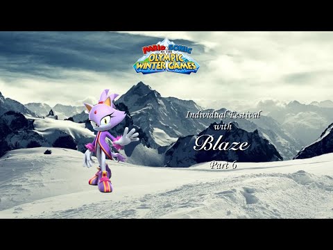 Mario & Sonic at the Olympic Winter Games Festival Mode Individual (Blaze) Part 6
