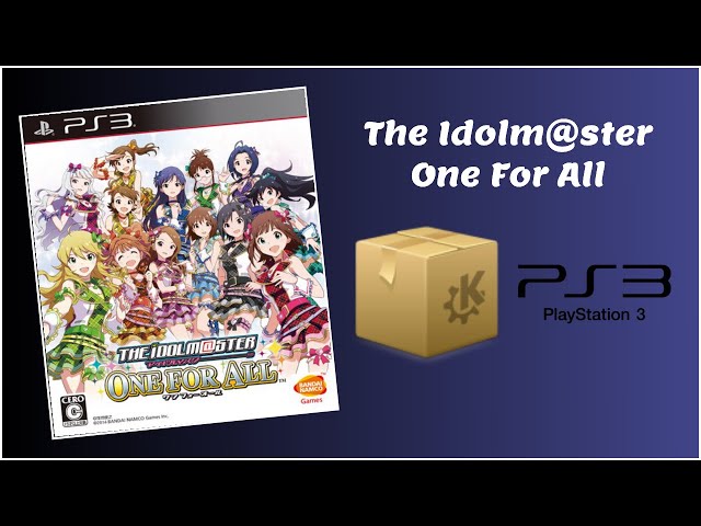 The Idolm@ster One For All PKG PS3 - YouTube
