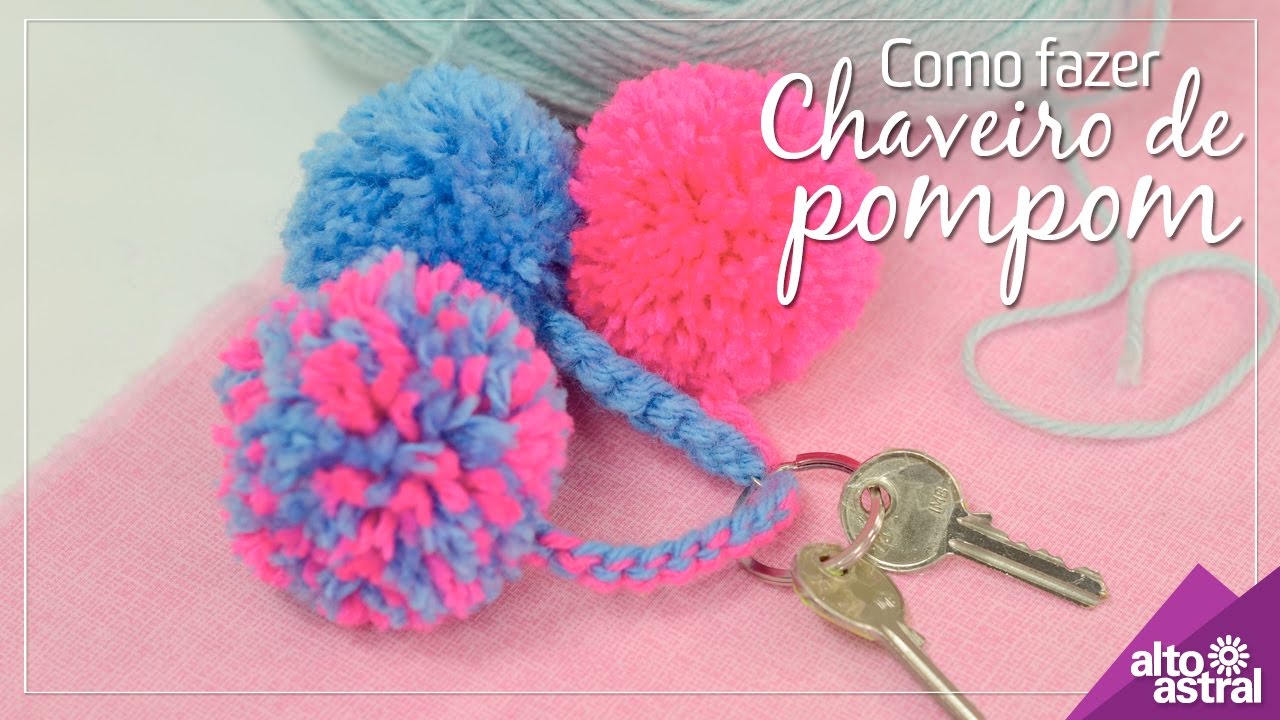 Como fazer chaveiro de pompom: é muito fácil!