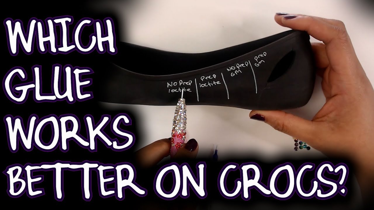 HOW TO BLING YOUR CROCS WITH LUXURY DESIGNER CROC CHARMS , RHINESTONES &  PEARLS - BEST GLUE TO USE? 
