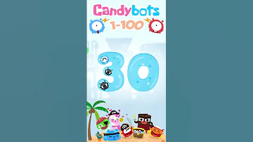 CandyBots 123 Numbers Number 30 CandyBots Games 