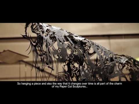 Paper Cut Sculpture -- Nahoko Kojima -- Documentary (2013)