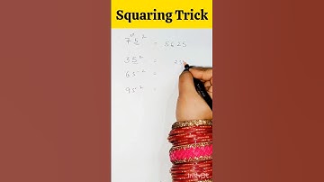 Last digit 5 Squaring trick #tricks