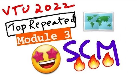 SCM M3 Super Repeated 💯🤩 Super Important [+PDF] 🎯🔥🔥🔥 6SEM CSE #vtu #2022 #SCM