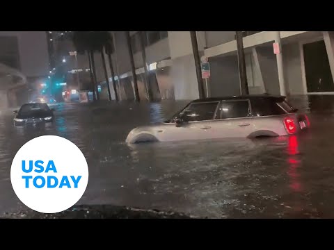 Tropical storm causes flash flooding in Miami | USA TODAY