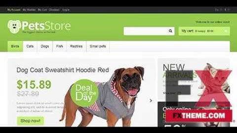 Pet Shop Magento Theme by Hermes Magento TMT by Wes Deryck