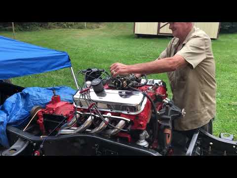 454 RV Rebuild First Fire - YouTube
