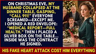My Husband Collapsed At Christmas Dinner—The Red Envelope Ended His Game