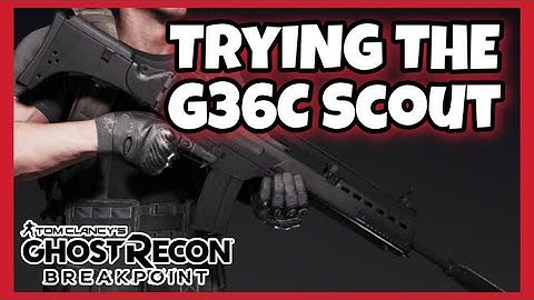TRYING OUT THE G36C SCOUT - Ghost Recon Breakpoint PVP