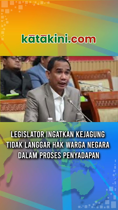 Legislator Ingatkan Kejagung Tidak Langgar Hak Warga Negara dalam Proses Penyadapan #berita #fypage